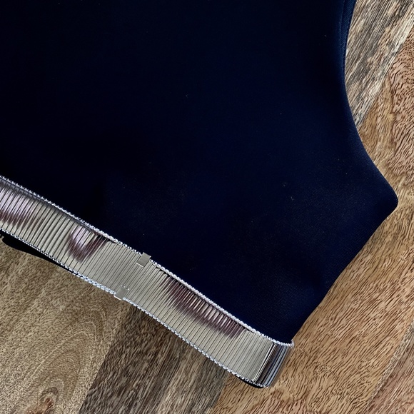 Mugler Runway Black Chain Crop Top NEW US8/M     *  RESERVED  * - Picture 6 of 11